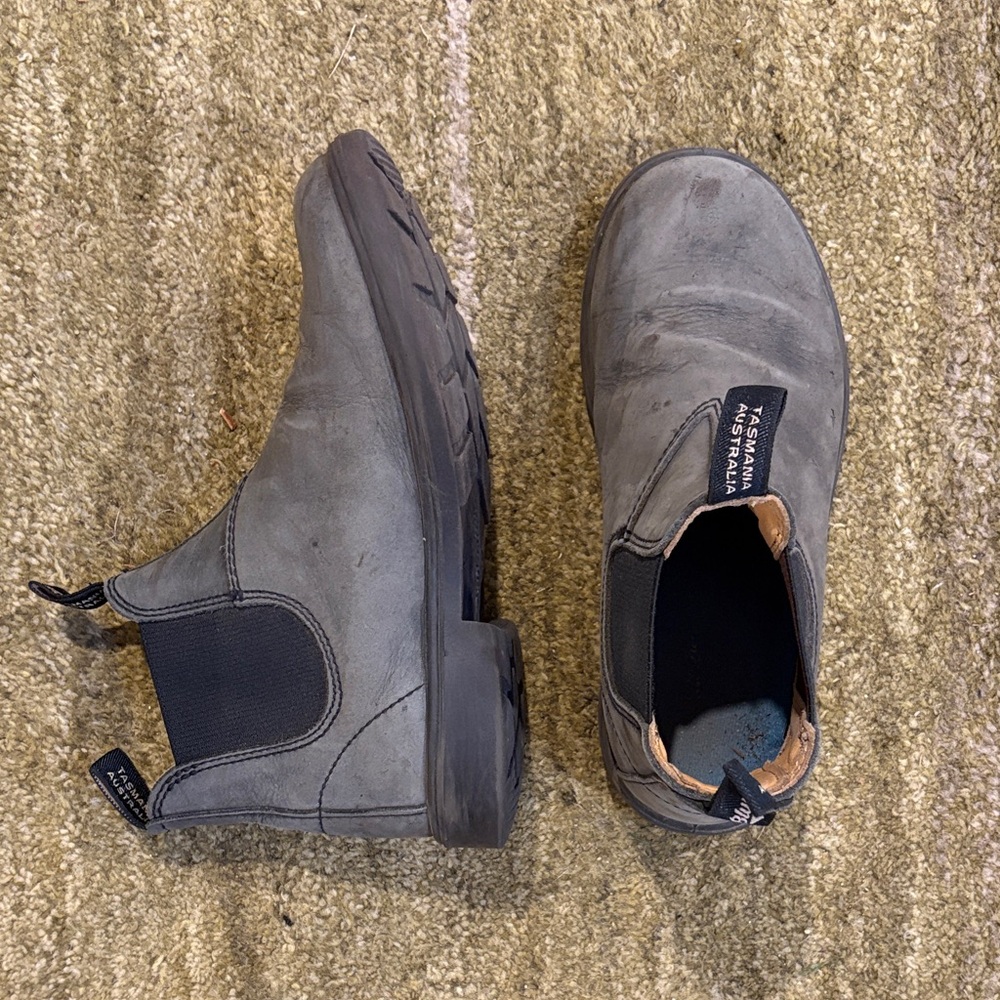 Blundstone kids Charcoal Chelsea Boots